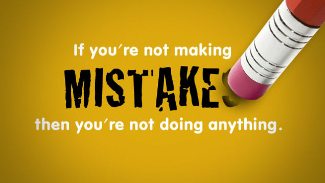 Make mistakes